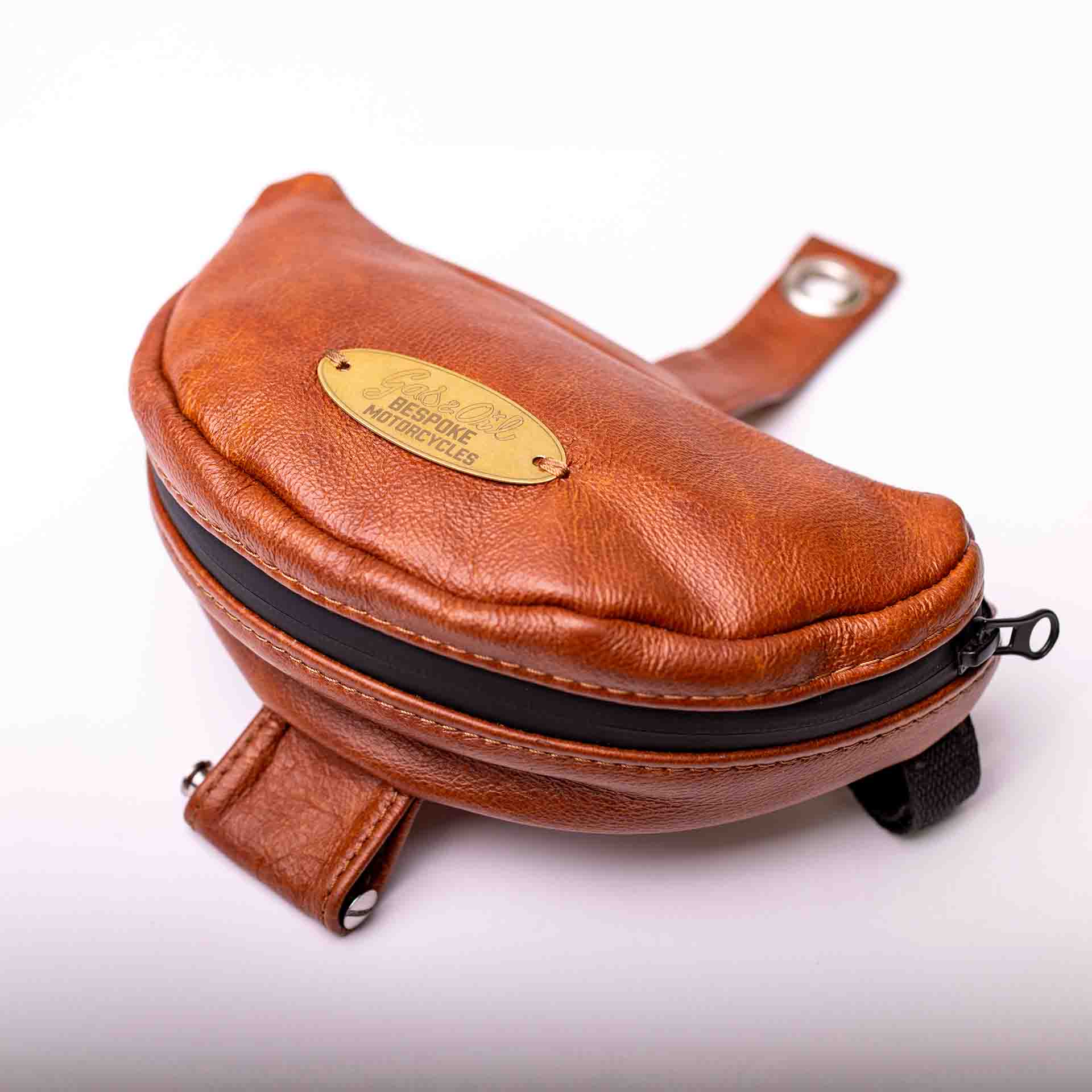 Leather pouch for Royal Enfield  650 Interceptor / Bear