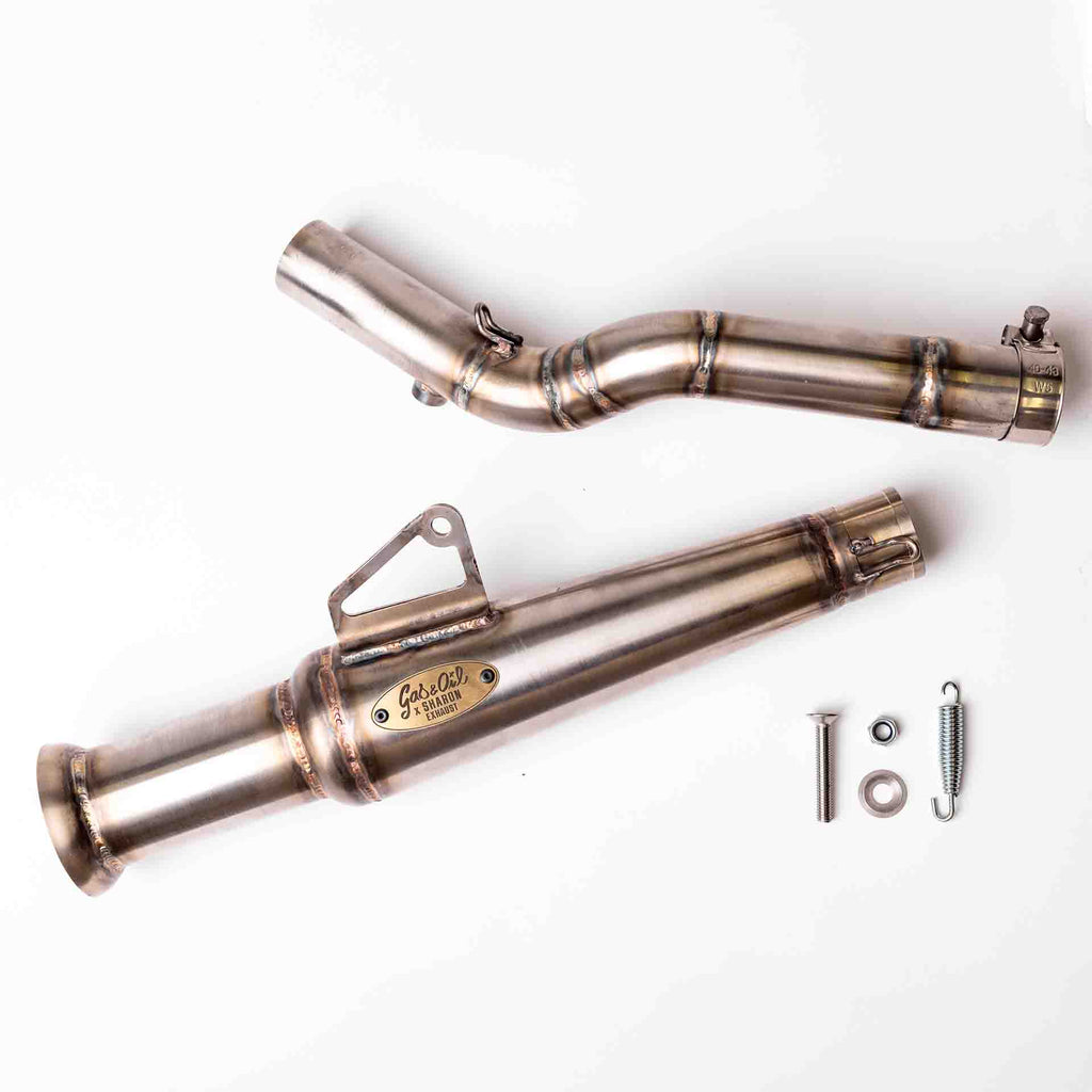 Britannia Trumpet Exhaust for Royal Enfield 650 Bear