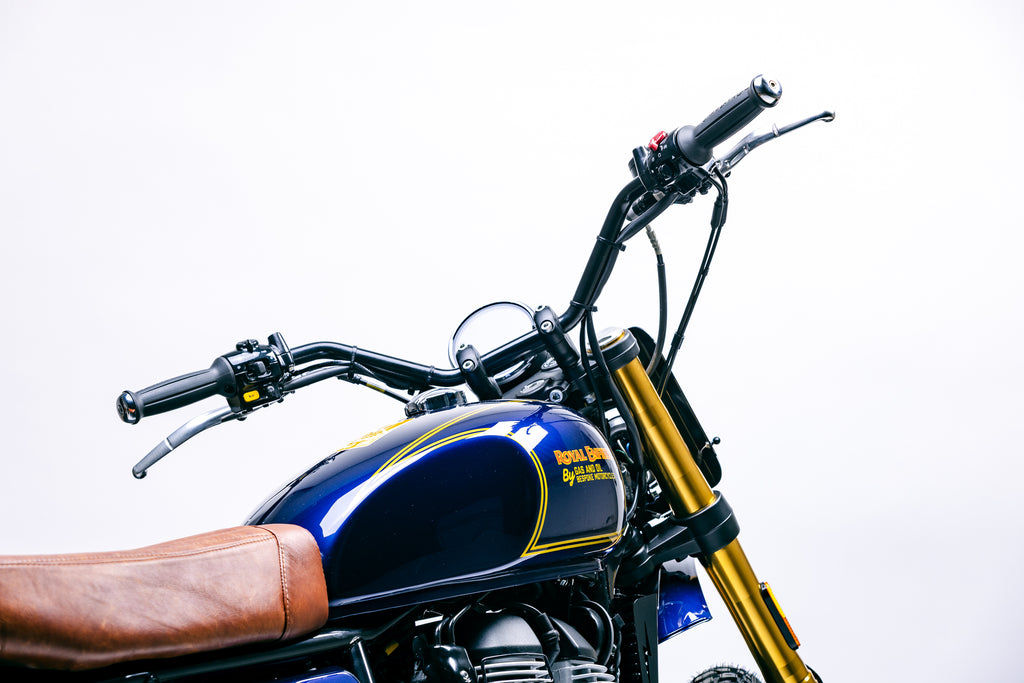 Classic Scrambler handlebars for Royal Enfield 650 Interceptor / Bear