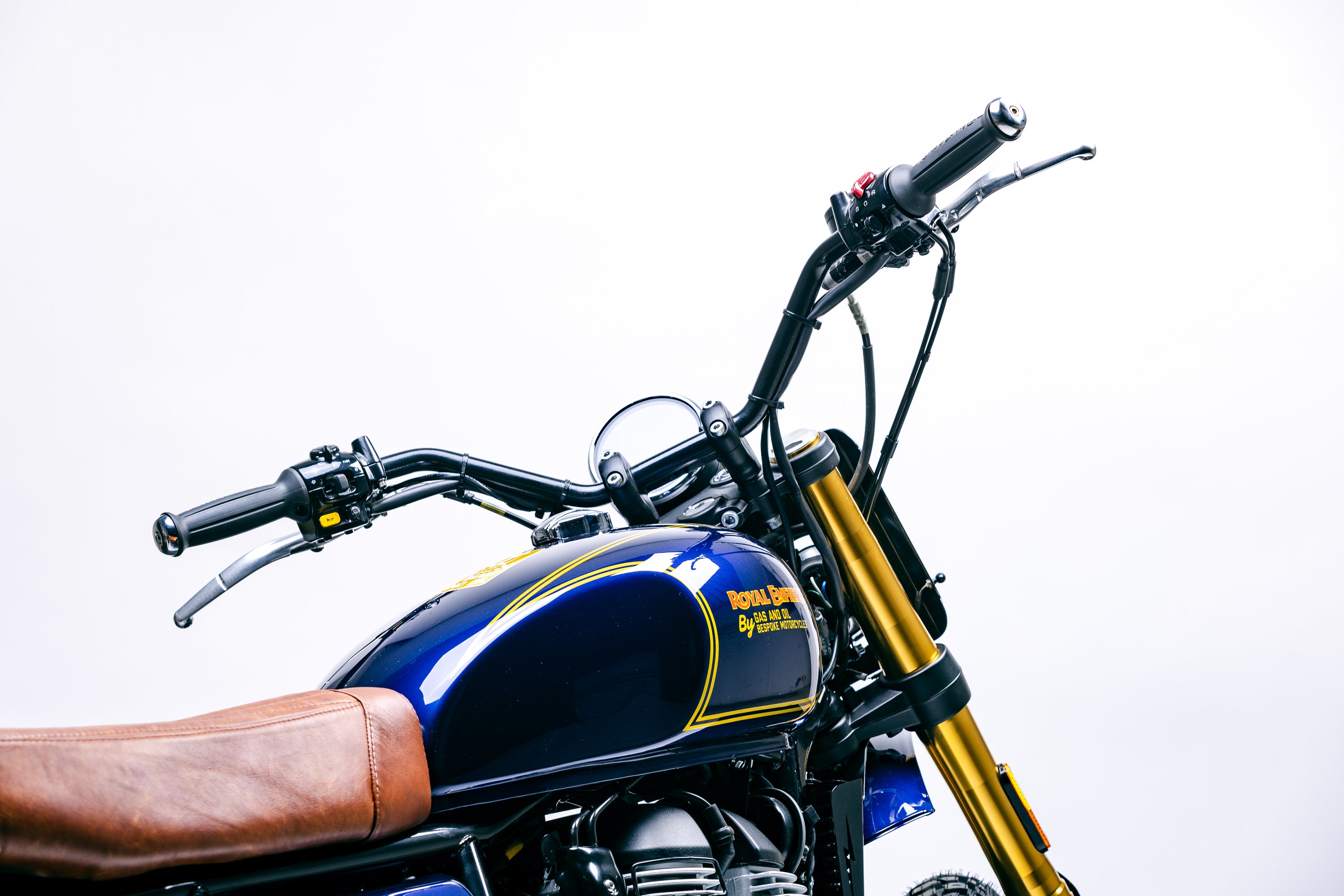 Classic Scrambler handlebars for Royal Enfield 650 Interceptor / Bear