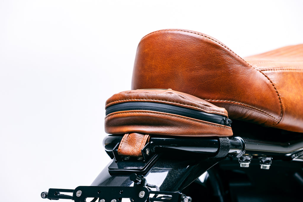 Leather pouch for Royal Enfield  650 Interceptor / Bear